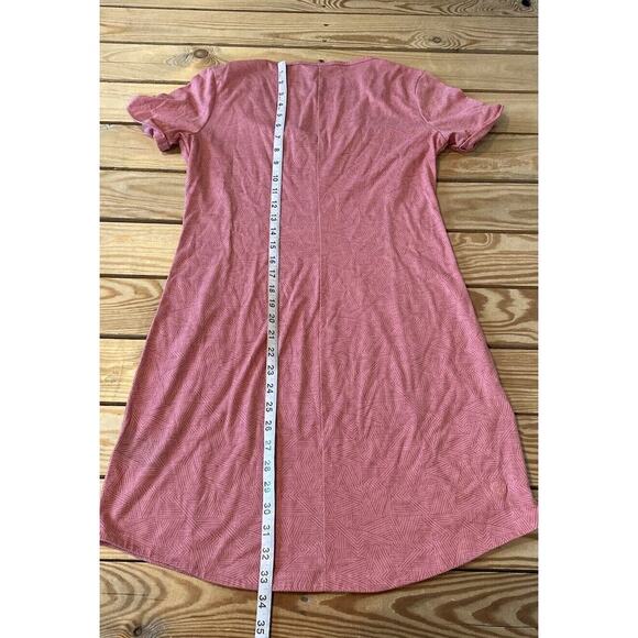 Kuhl T Shirt Dress Size Small Women’s Pink V Neck - Picture 7 of 8